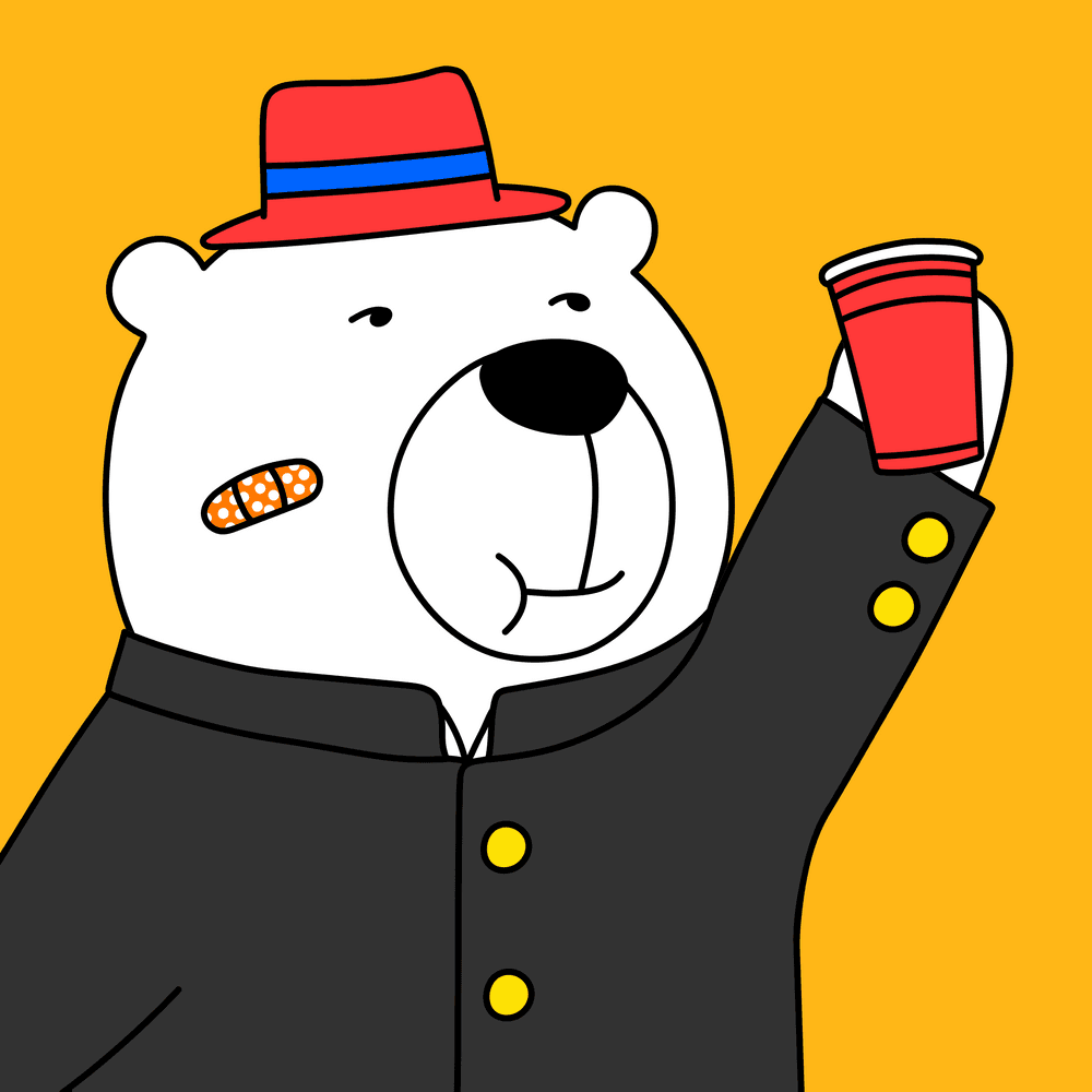 Party Polar Bear #1168