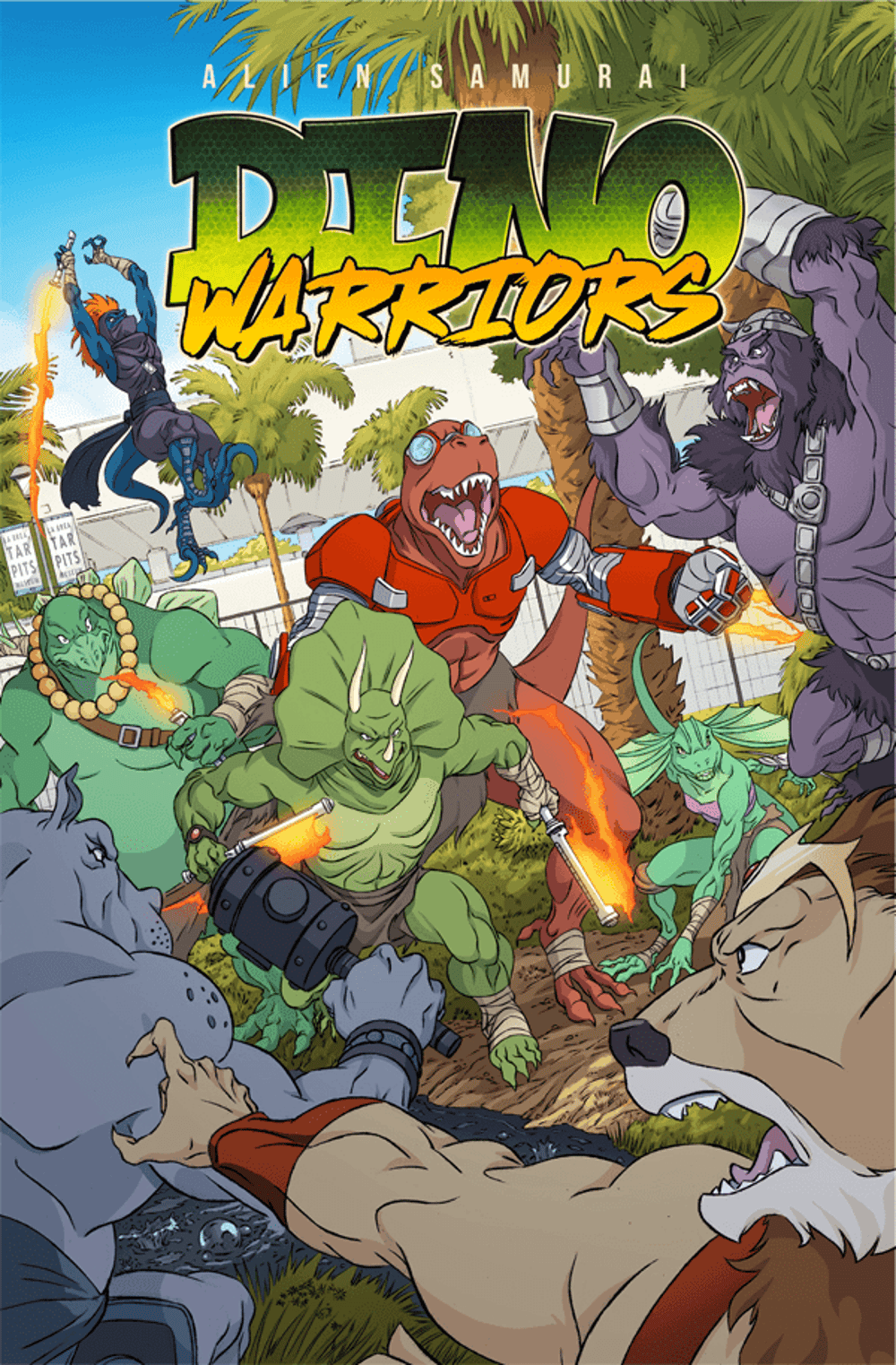Dino Warriors "Saturday Morning Cartoon Nostalgia" Artwork Edition (2021)