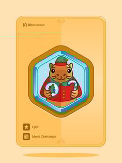 Merit Christmas Badge