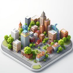 Isometric Art on Flow