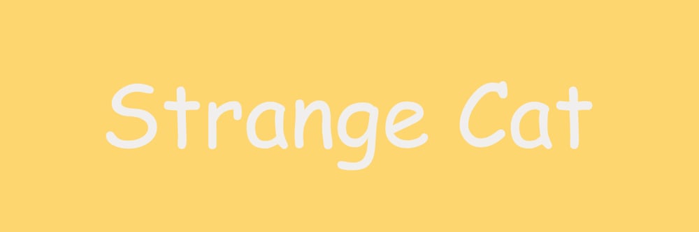 Strange Cats