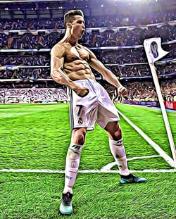 Football Players Art