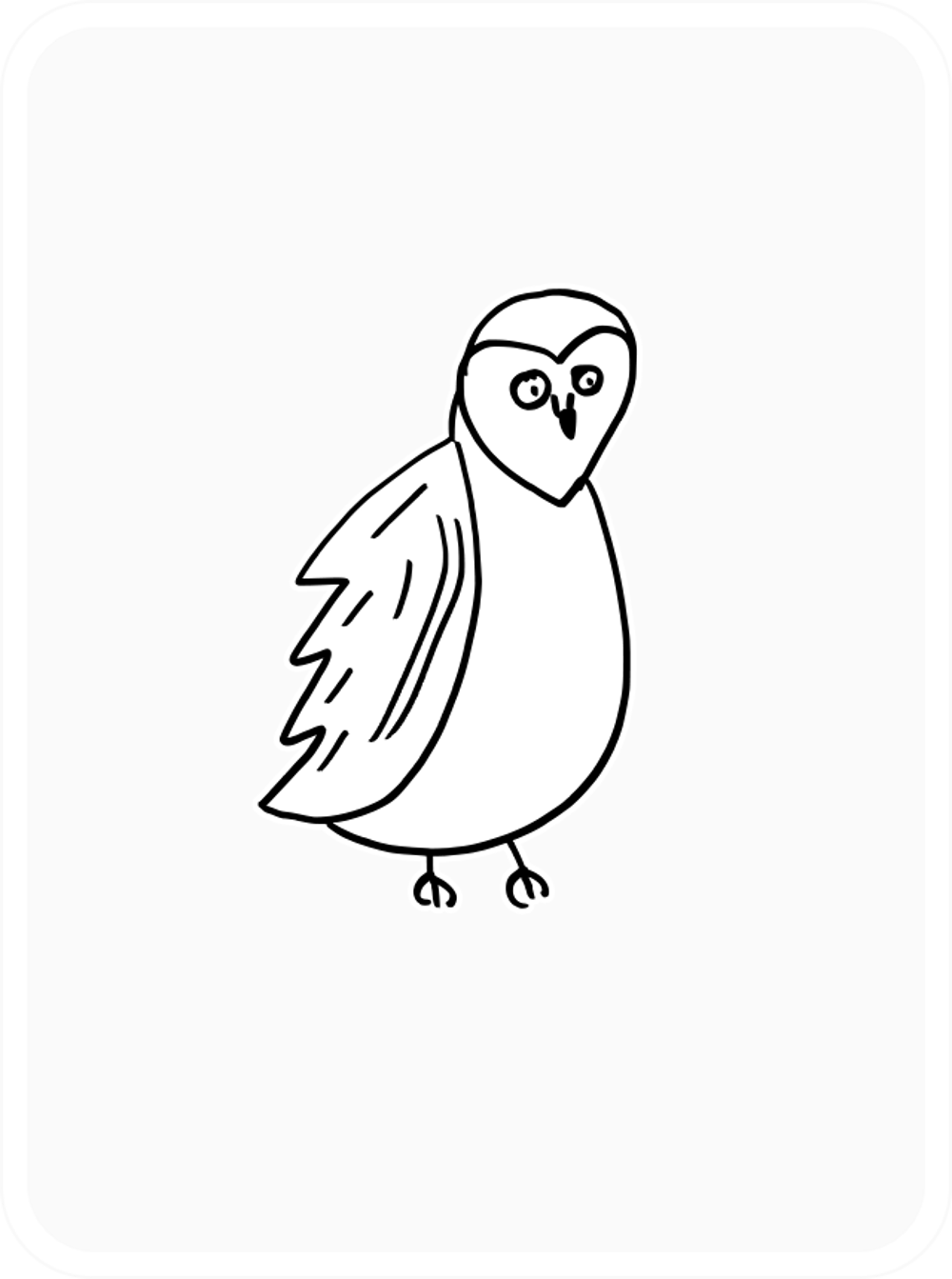 Benevolent Barn Owl