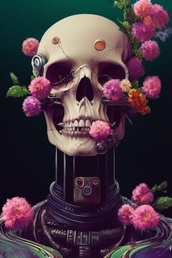 Skulls in Bloom