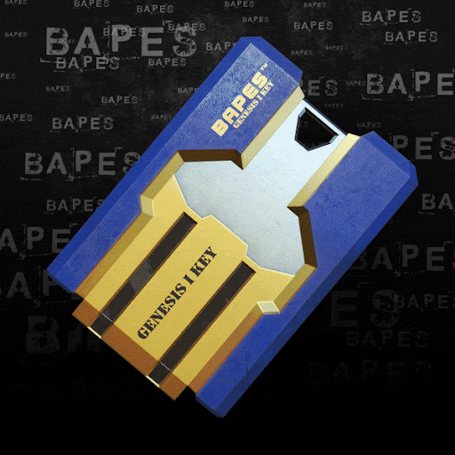 Bapes Genesis Key Gold