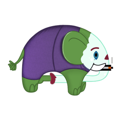 JPEGd Elephant