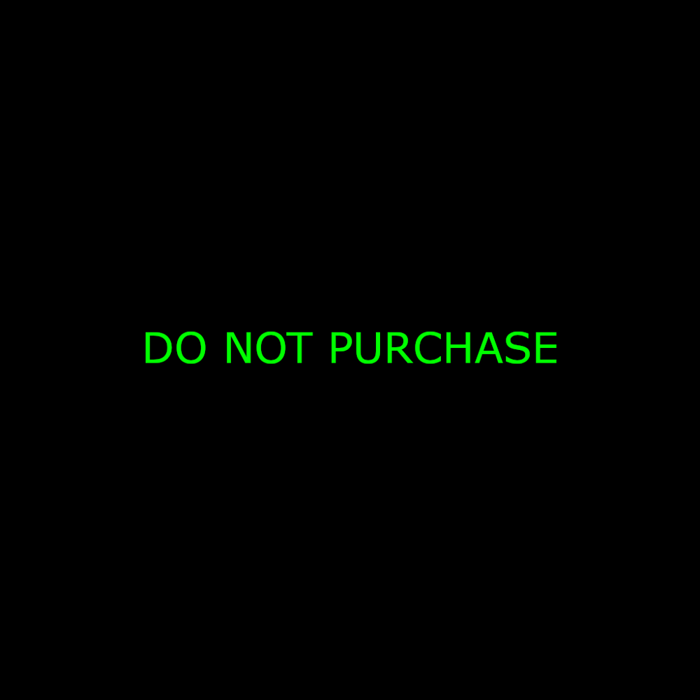 DO NOT PURCHASE