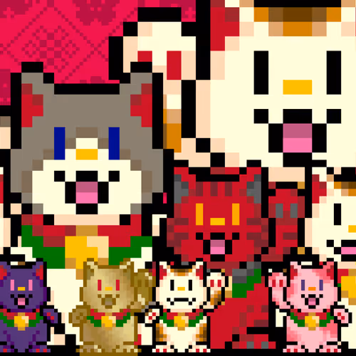 Murakami Lucky Cat Coin Bank