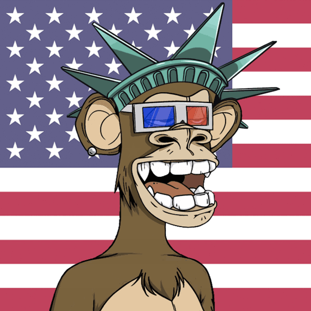 The Bored Ape Americans #1696