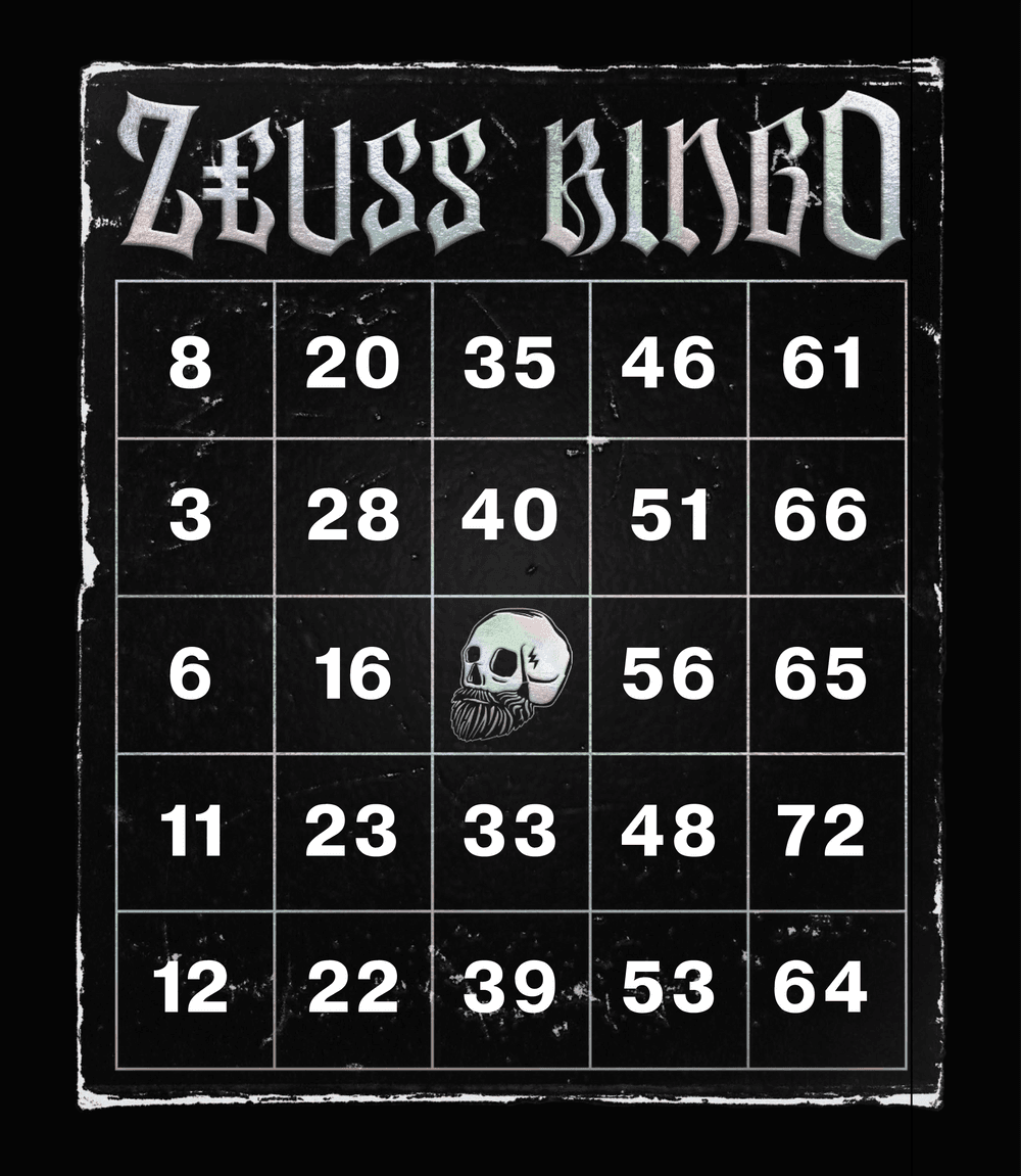Zeuss Bingo #981