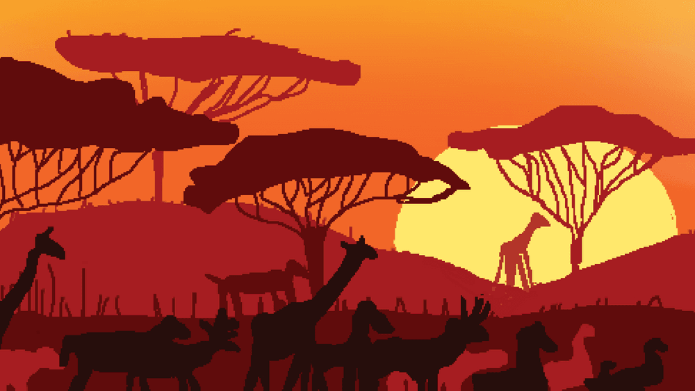 Lion and Zebra