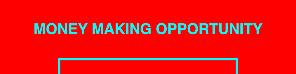 Money Making Opportunity