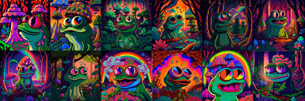 Pepe On Shrooms