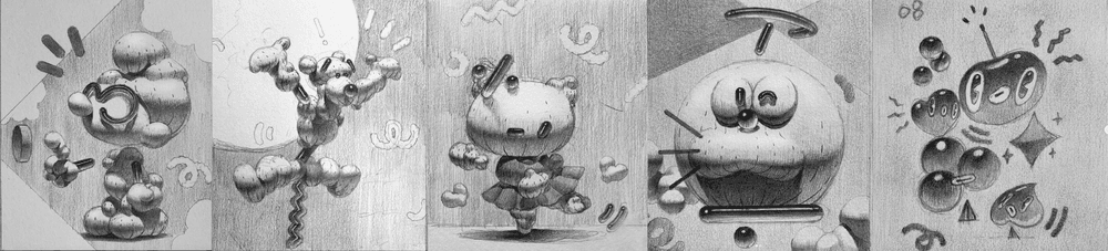 Sketches: Immersed in pencil