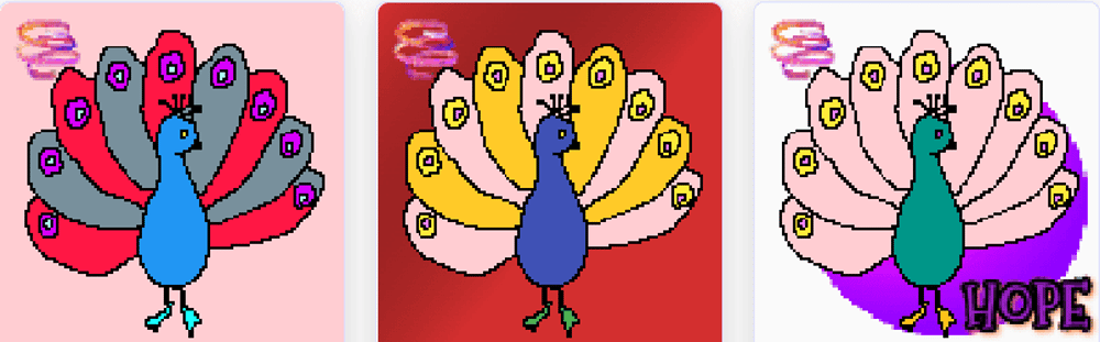 HAPPY PEACOCK