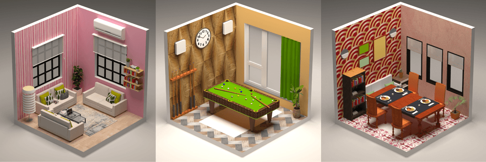 Doodle Rooms 3D
