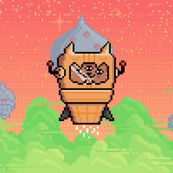 Astro Kitty Cones