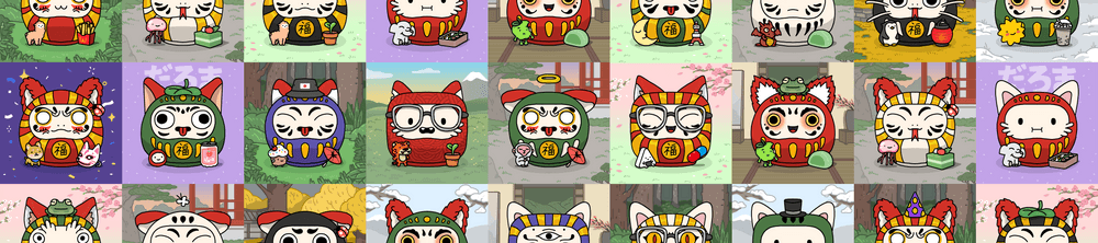 Neko Darumas