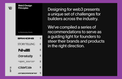 WEB3 DESIGN PRINCIPLES
