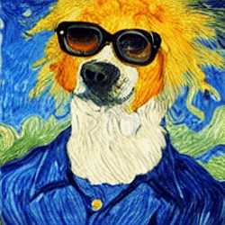 Dogs by Van Gogh