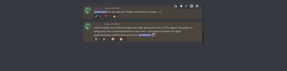 Our Founder Is Dead Ticket