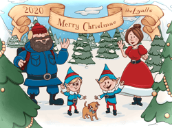 Lyall Family Christmas Cards