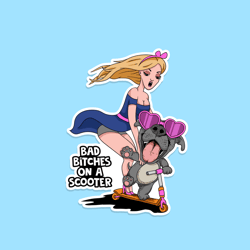 Bad Bitches On A Scooter Official ETH Collection