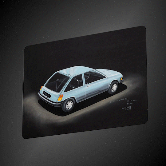 Renault 5 original sketch #1037