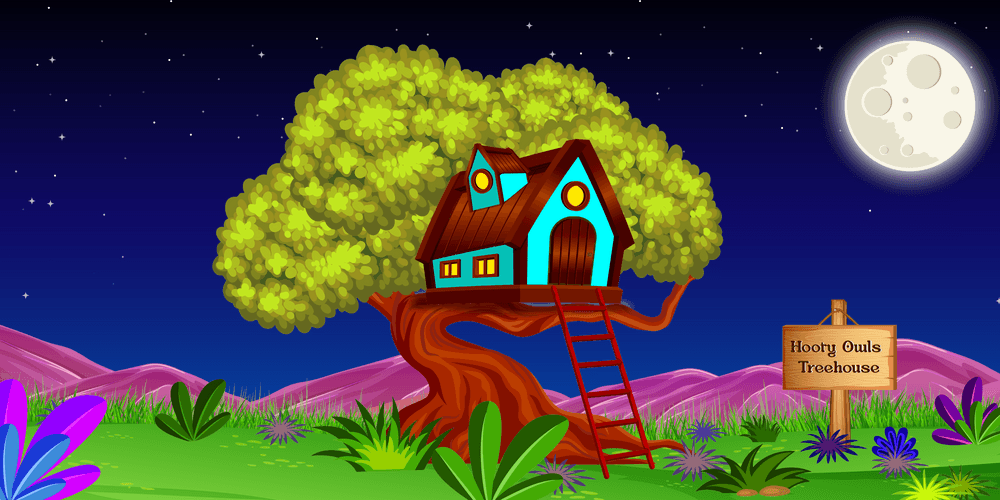 Hooty Owls Treehouse #1080