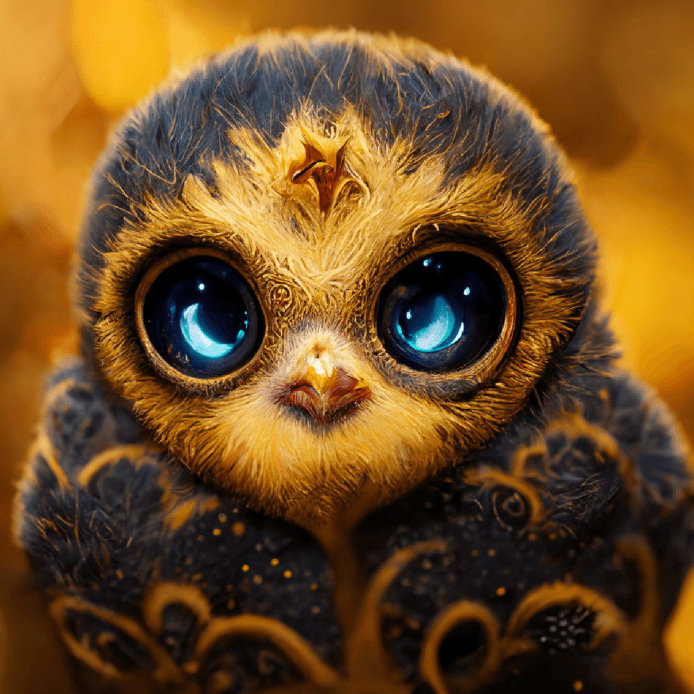 Baby Moon Owls #133
