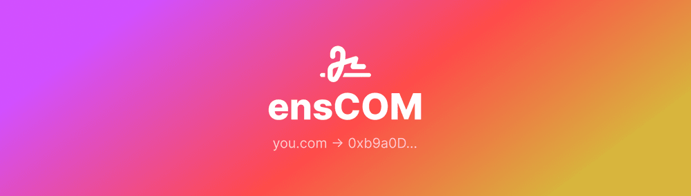 .com Name Service (ensCOM)