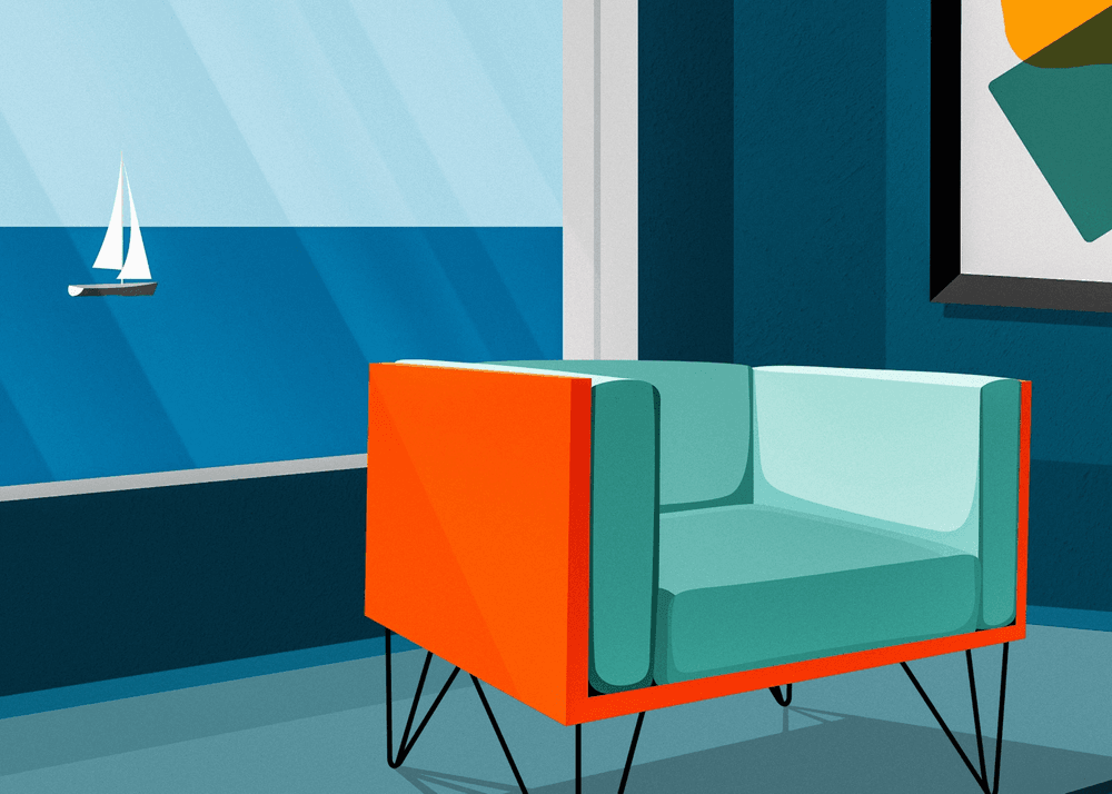 Loungin' by Homer Carbone