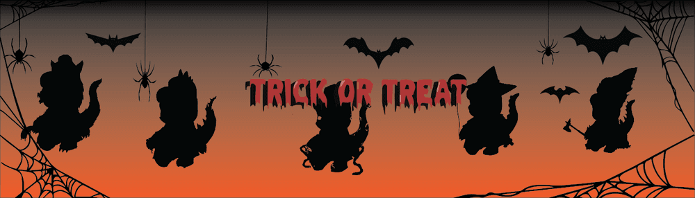 Chibi Dinos Trick or Treat