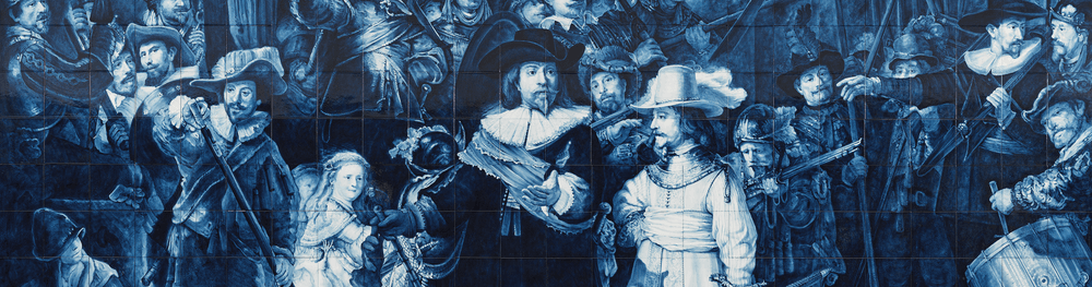 The Delft Blue Night Watch