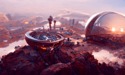 UAE NFT - Mars Colonization | Alon Kartin