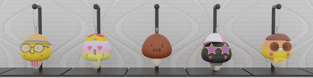 3D Shimeji Keychain