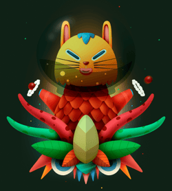 Nifty Royale X Oscar Llorens Astro Cat