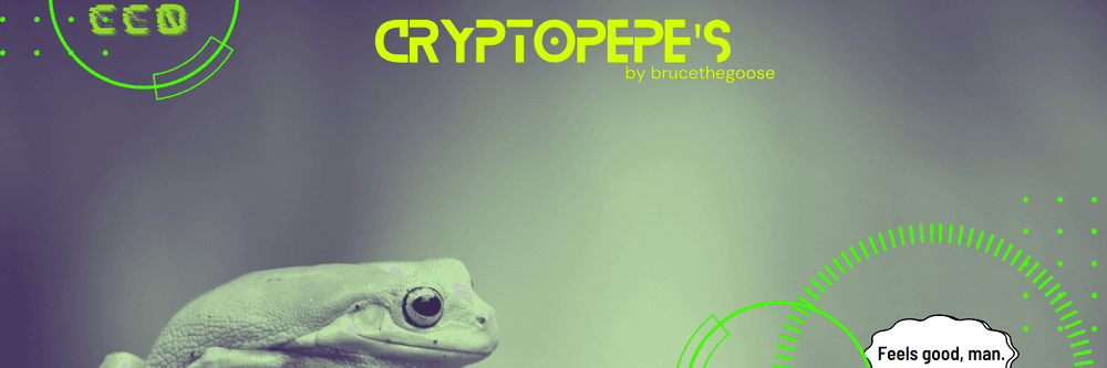 CryptoPepes by BruceTheGoose