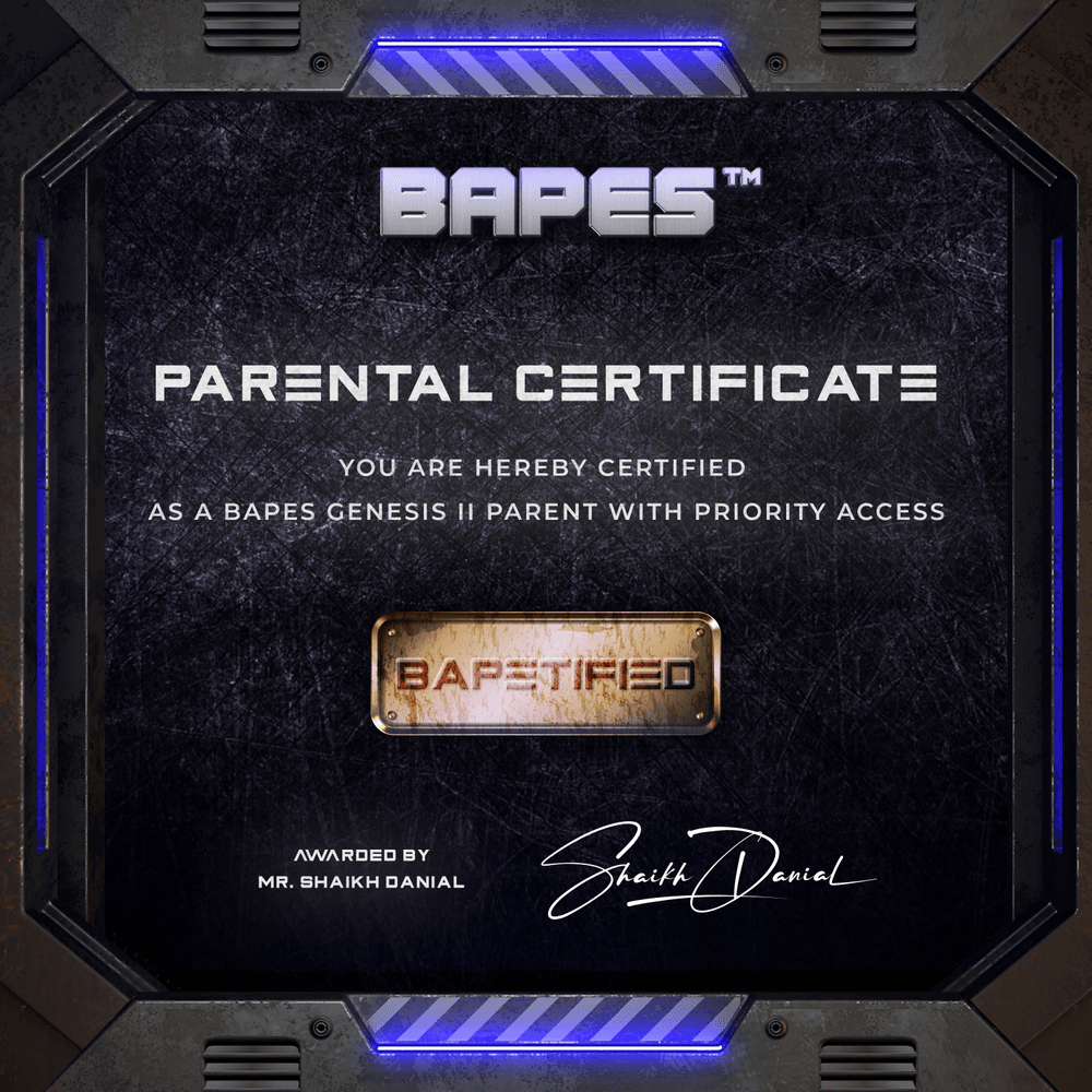 Bapes Parental Certificate