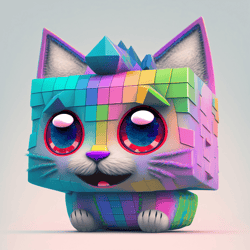 101 Cube Headed Cats