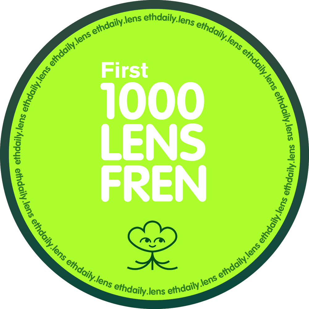 ETH Daily First 1000 Lens Follower 1/1000
