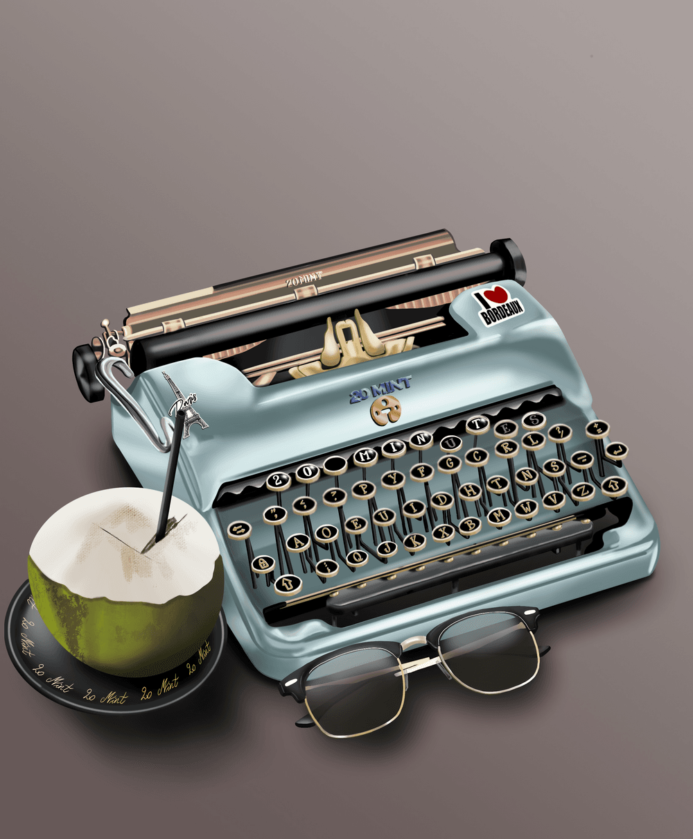 20 Mint Typewriter #134
