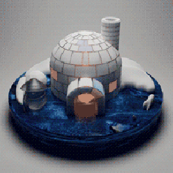 Penguins Castle 3D