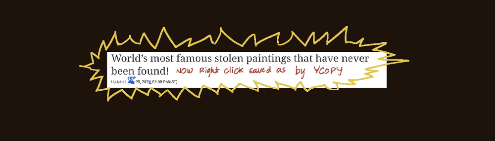 THE LOST PEPAINTINGS