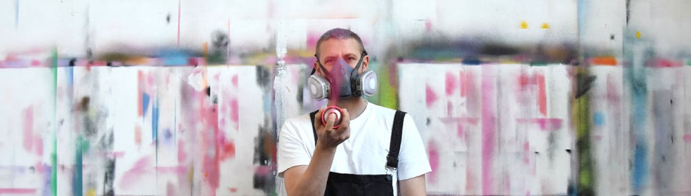 Spray Cans by Campbell La Pun