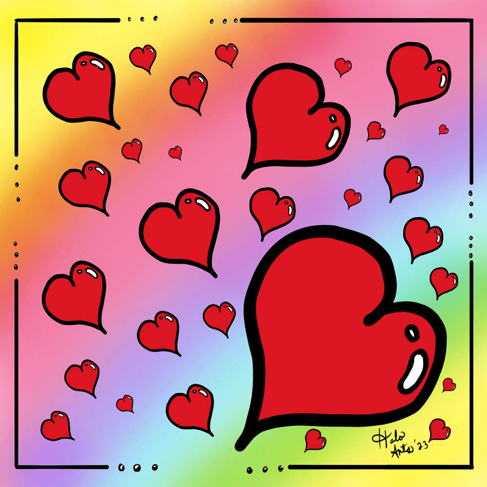 Floating Hearts