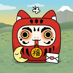 Neko Darumas