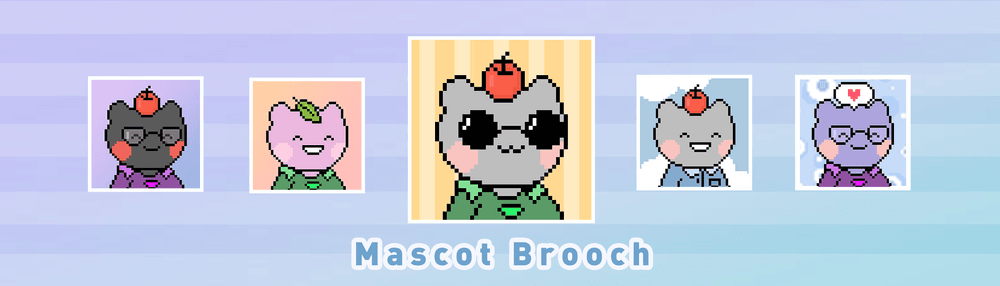 Mascot Brooch