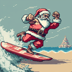 Santa Surf