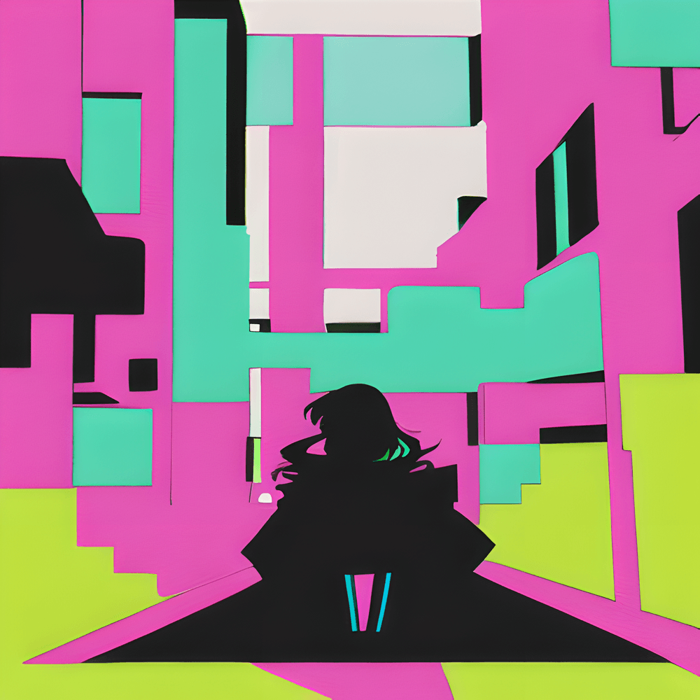 Graffiti Lines Girl